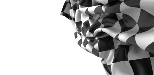 The checkered flag waves signaling the finish line