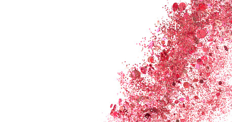 Fototapeta premium A burst of pink glitter