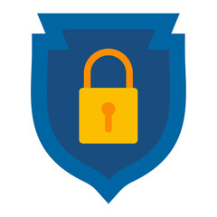 Vector Design Trust Lock Icon Style