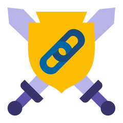 Vector Design Guardian Link Icon Style