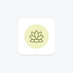 Lotus flower pentaglow, vector, pixel perfect, illustrator file