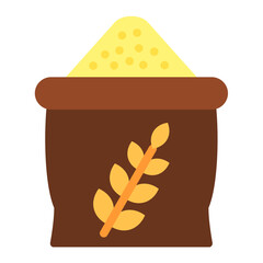 Vector Design Flour Icon Style