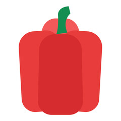 Vector Design Bell Pepper Icon Style
