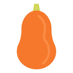 Vector Design Butternut Squash Icon Style