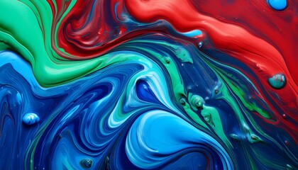 Obraz premium BACKGROUND MADE WITH PAINT. THE PAINT IS MIXING WITH EACH OTHER.
