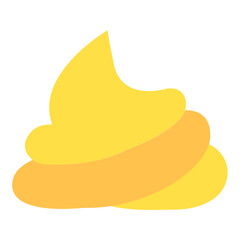 Vector Design Whipped Cream Icon Style