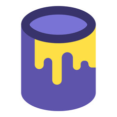 Vector Design Paint Cans Icon Style