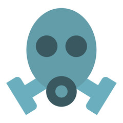 Vector Design Gas Mask Icon Style
