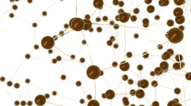 Abstract Network of Golden Spheres