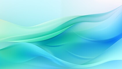 Obraz premium abstract blue green yellow wave background