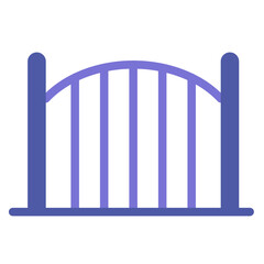 Vector Design Gate Icon Style