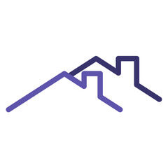 Vector Design Roof Icon Style