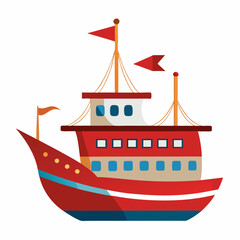 ship with cargo ship