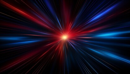Obraz premium abstract background with rays, light, space, blue, red, pink purple, green