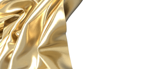 Golden fabric flowing like liquid gold Luxury and elegance gold fabric luxury texture