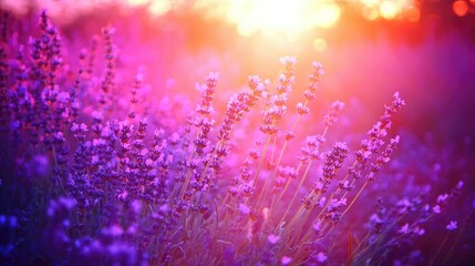 A breathtaking lavender field stretches into the distance,