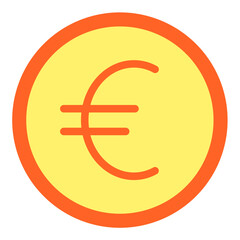 Vector Design Euro Sign Icon Style