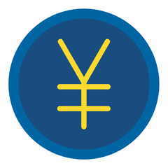 Vector Design Yen Sign Icon Style