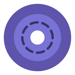 Vector Design Wheel Weight Icon Style