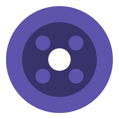 Vector Design Wheel Hub Icon Style