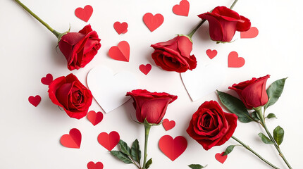 Beautiful Valentines Day Heart Shaped Flowers Arranged for Romantic Gift Giving Occasion