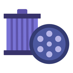 Vector Design Oil Filter Removal Tool Icon Style