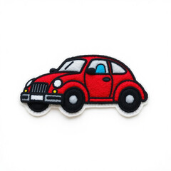 Red classic car patch