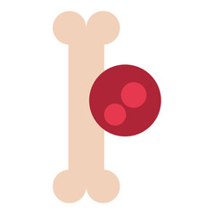 Vector Design Bone Cancer Icon Style