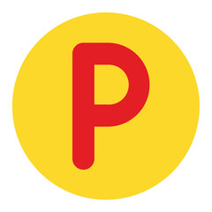 Vector Design Parking Lot Icon Style