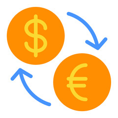 Vector Design Currency Exchange Icon Style