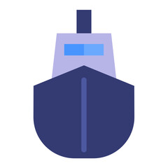 Vector Design Ferry Terminal Icon Style