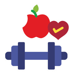 Obraz premium Vector Design Wellness Habit Icon Style