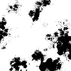Fototapeta premium Grunge old detailed black texture. Vector background 