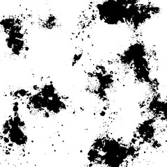 Grunge old detailed black texture. Vector background	