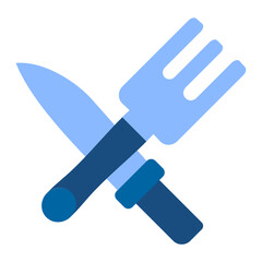 Vector Design Fork Icon Style