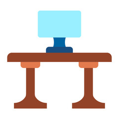 Vector Design Adjustable Table Icon Style