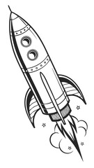 tractor logo, black outline, vector graphic, transparent background
