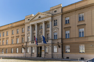 The Croatian Sabor or Parliament in Zagreb, Croatia.
