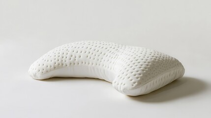 Soft White Pillow with Unique Texture Design