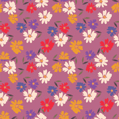 Obraz premium pattern abstract flowers