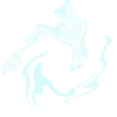 Obraz premium An abstract transparent psychedelic wavy spiral shape design element overlay.