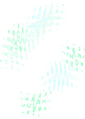 Obraz premium An abstract transparent psychedelic wavy spiral shape design element overlay.
