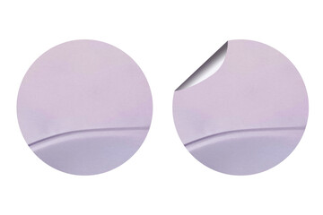 Blank Round Sticker for Mock up Template - 09