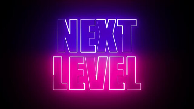 
NEXT LEVEL NEON TITLE ANIMATION