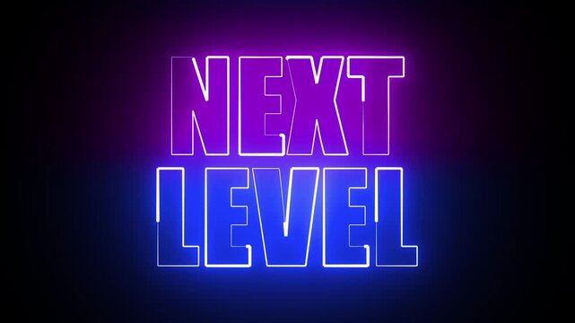 
NEXT LEVEL NEON TITLE ANIMATION