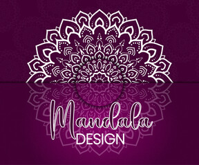 minimal creative mandala design