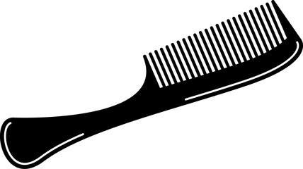 Simple vector icon. Flat illustration on a theme hairbrush