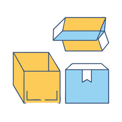 packaging icon, packaging vector illustration-simple illustration of packaging, perfect for packaging logos and icons