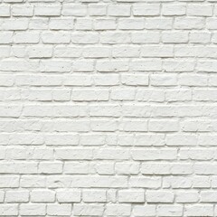 Naklejka premium Old White Painted Brick Wall Isolated on White Background