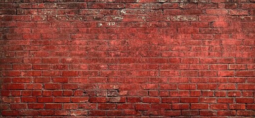 Red Brick Wall Texture Background